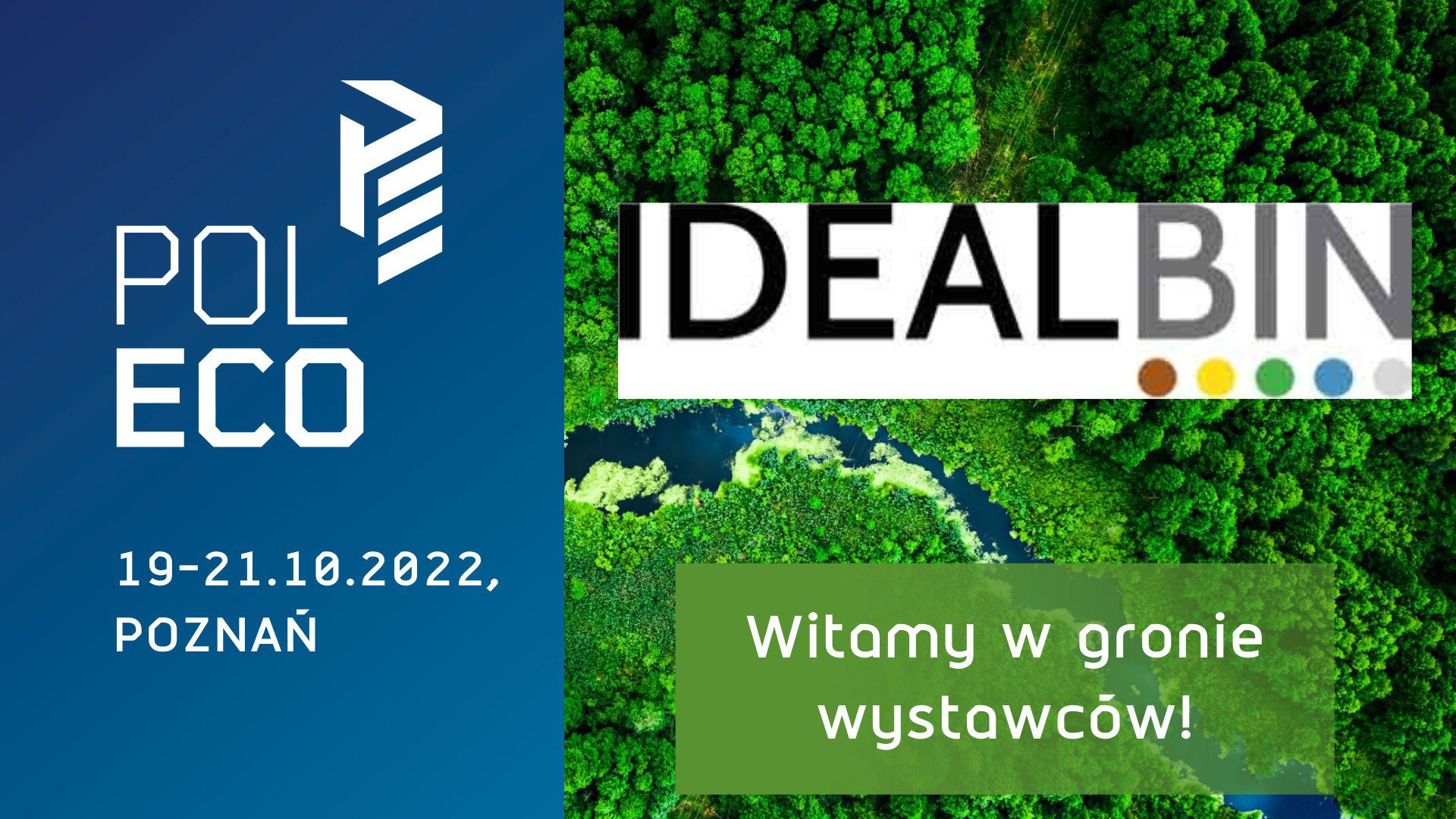 IDEALBIN na Międzynarodowych Targach Ochrony Środowiska POLECO 2022 – Dziękujemy, że byliście z nami!